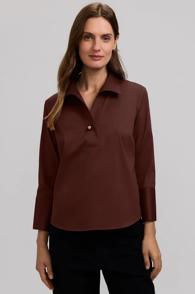 Catalina 3/4 Matte Pop, chocolate-front