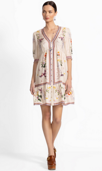 Johnny Was LOREN MINI DRESS front