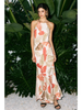 Blush Island Halter Neck Open Back Maxi Dress