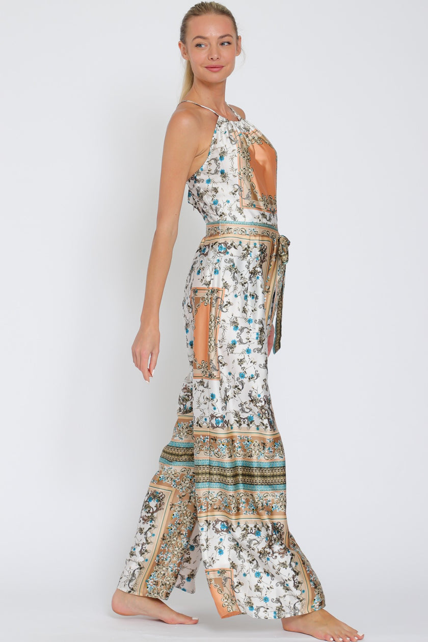 2 thin strap halter scarf side