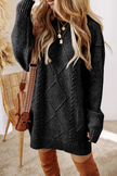Grace Cable Knit Sweater Dress