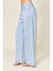 Alex Striped Denim Barrel Pants