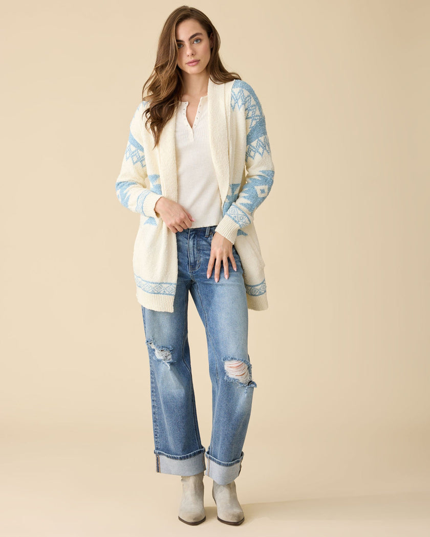 Vera Shawl Collar South West Cardigan