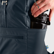 Fjallraven High Coast Foldsack 24 black water bottle holder close up