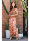 Midi Tiered Skirt With Full Ruffles