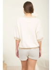 Connie Contrast SS Top back