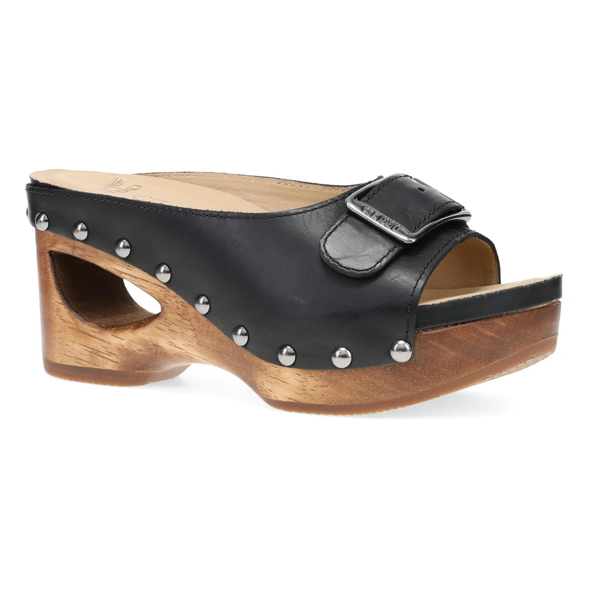 Adeline Slide Sandal black side