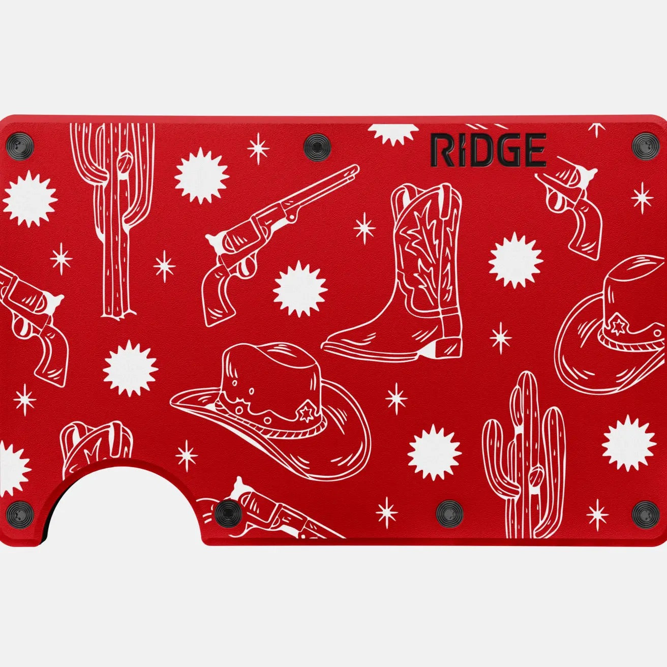 Ridge Wallet | Rodeo Red-Outlaw Cash Strap
