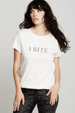 Recycled Karma I Bite Tee white stock model
