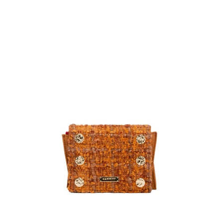 allen wallet woven maple wood/gold heirloom-red zip NA