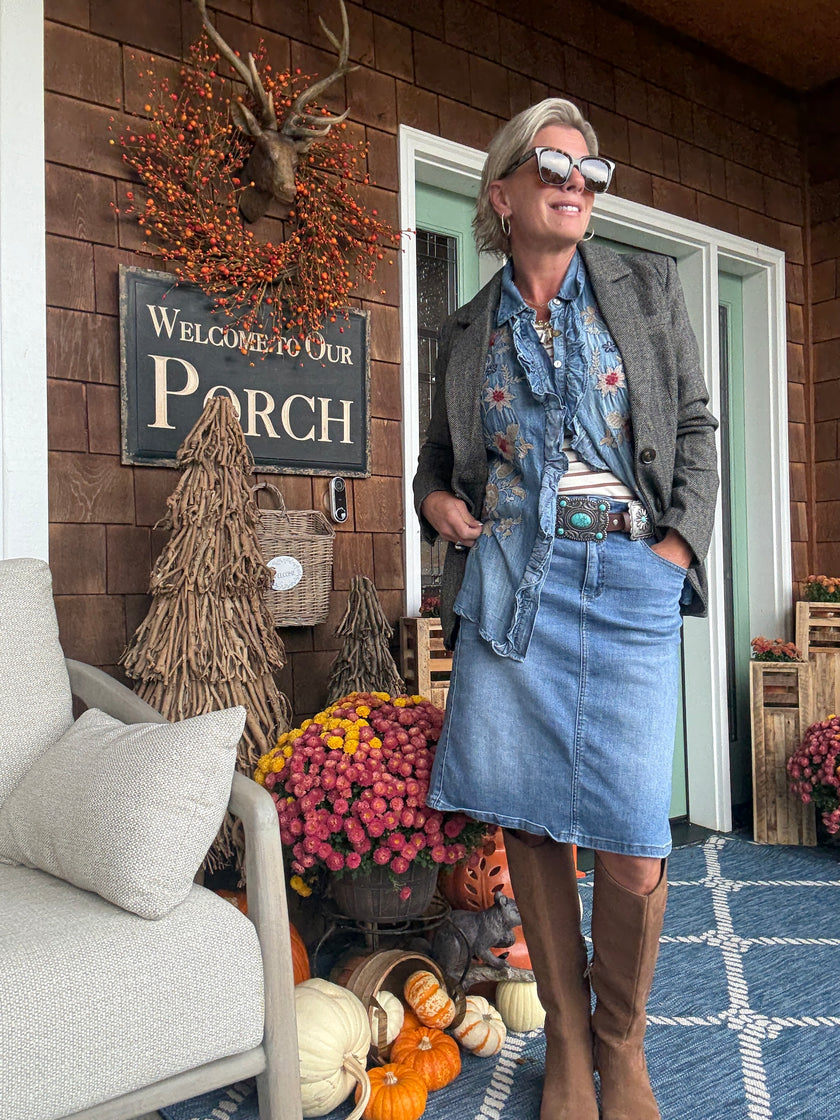 Herringbone Classic Fit Blazer