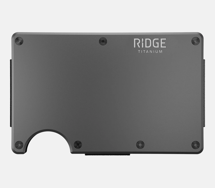 Ridge Wallet - MagSafe - Gunmetal: Cash Strap