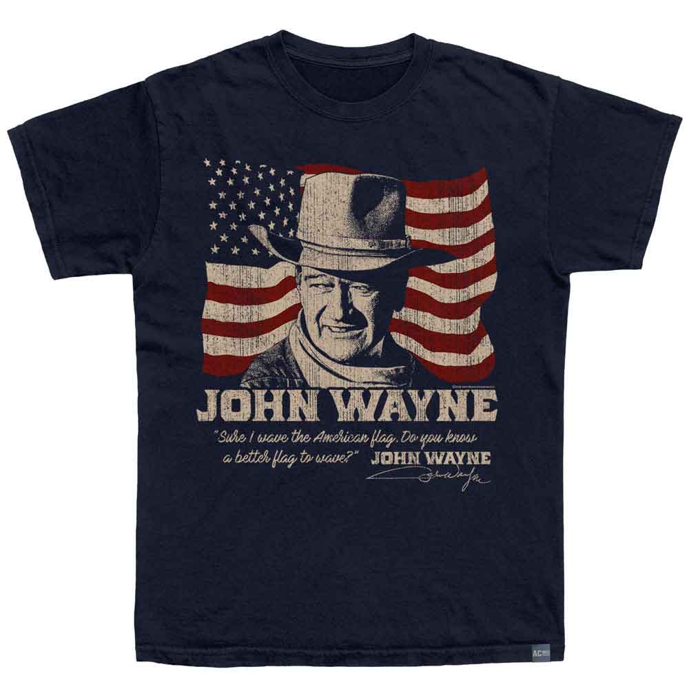 John Wayne Better Flag navy