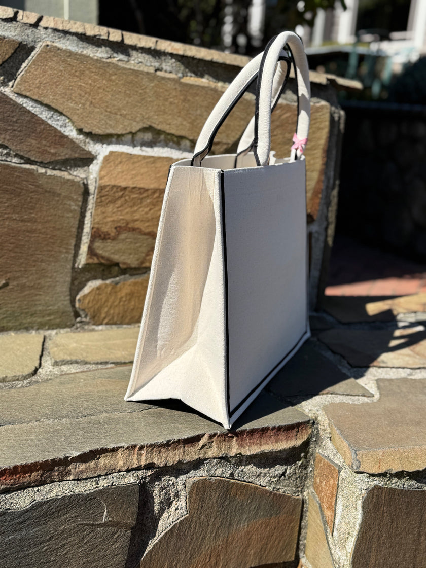 Tiana's Gold Butterflies Tote side