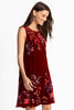 VELVET CHEVRON TANK DRESS-