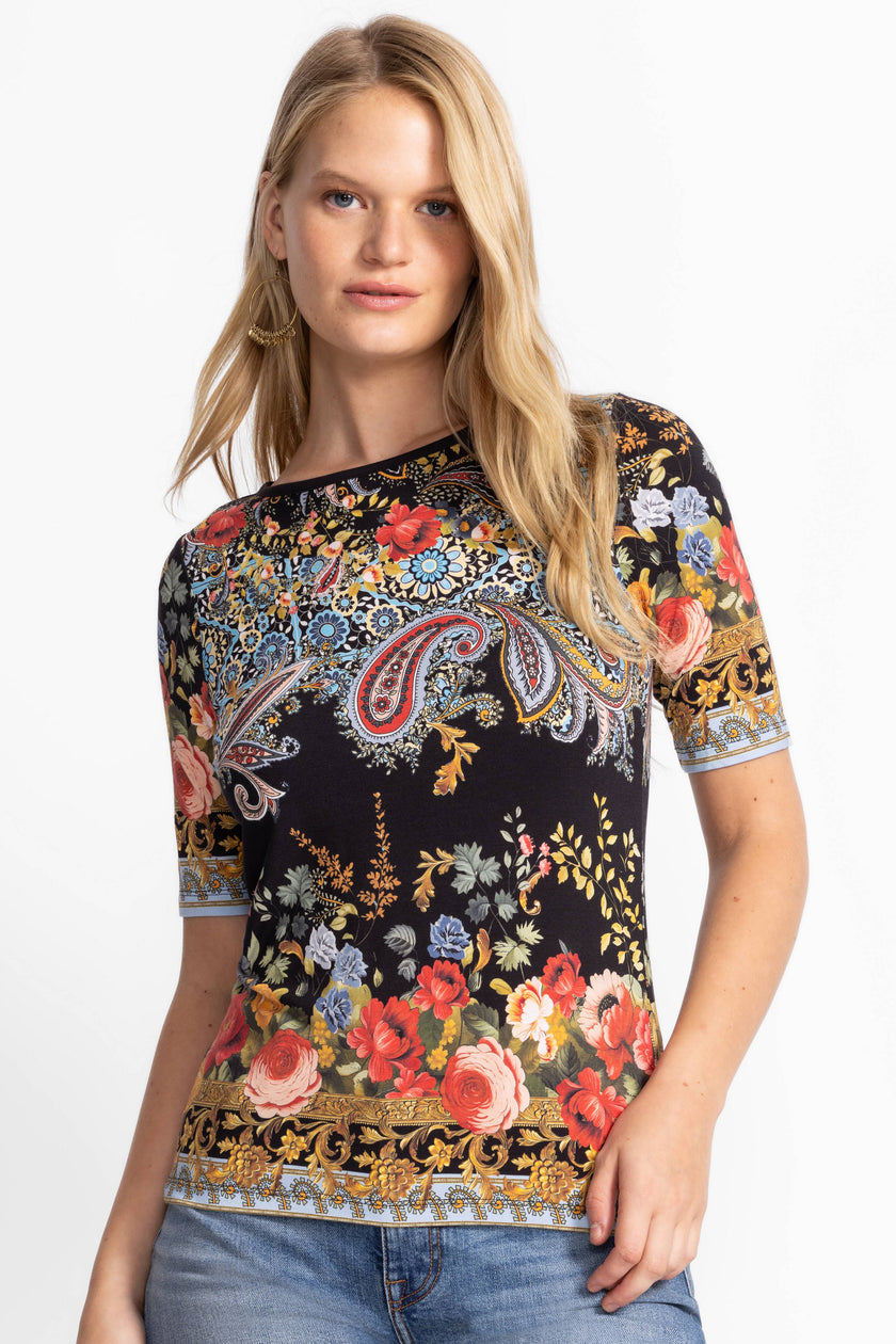 THE JANIE FAVORITE BOAT NECK TEE-