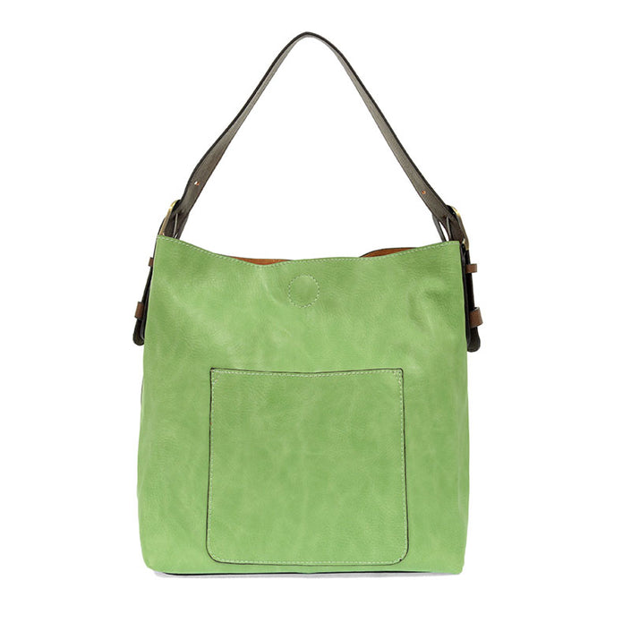 Joy Hobo 2 In 1 Handbag Spring Green / Coffee