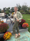 HERRINGBONE CROP JACKET