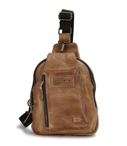 Bed|Stu Beau Backpack Moto Sling Tan Rustic