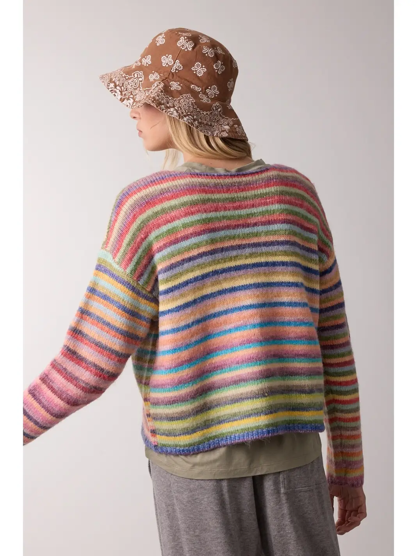Rainbow Crew  Sweater