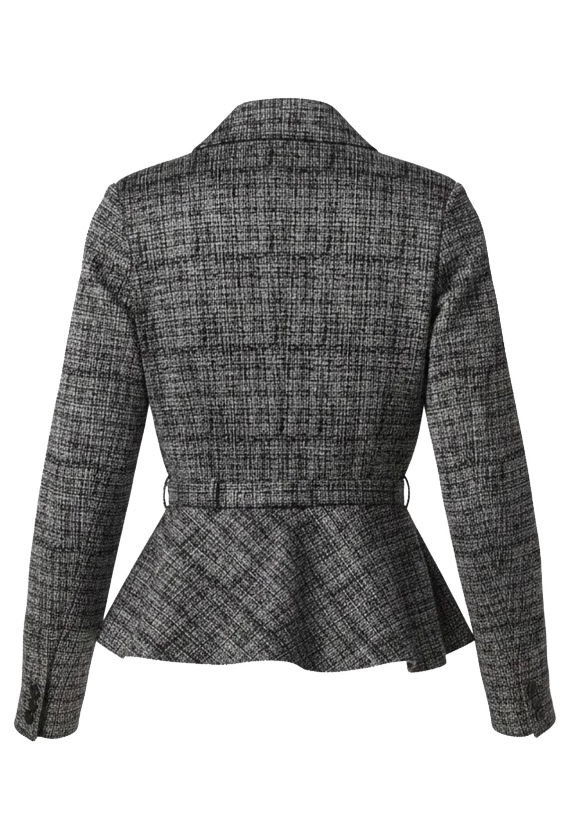 Penny Belted Peplum Blazer