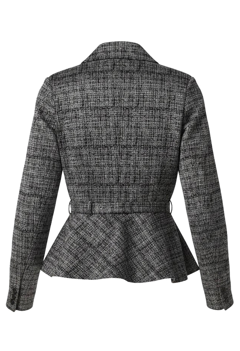 Penny Belted Peplum Blazer