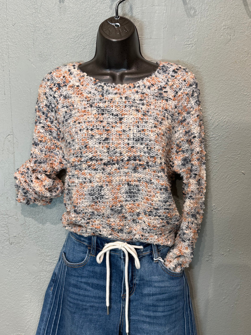 Maize Multi Color Crew Sweater