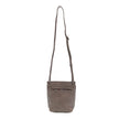 Shiitake Jensy Front Flap Crossbody back with strap shitake