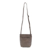 Shiitake Jensy Front Flap Crossbody back with strap shitake