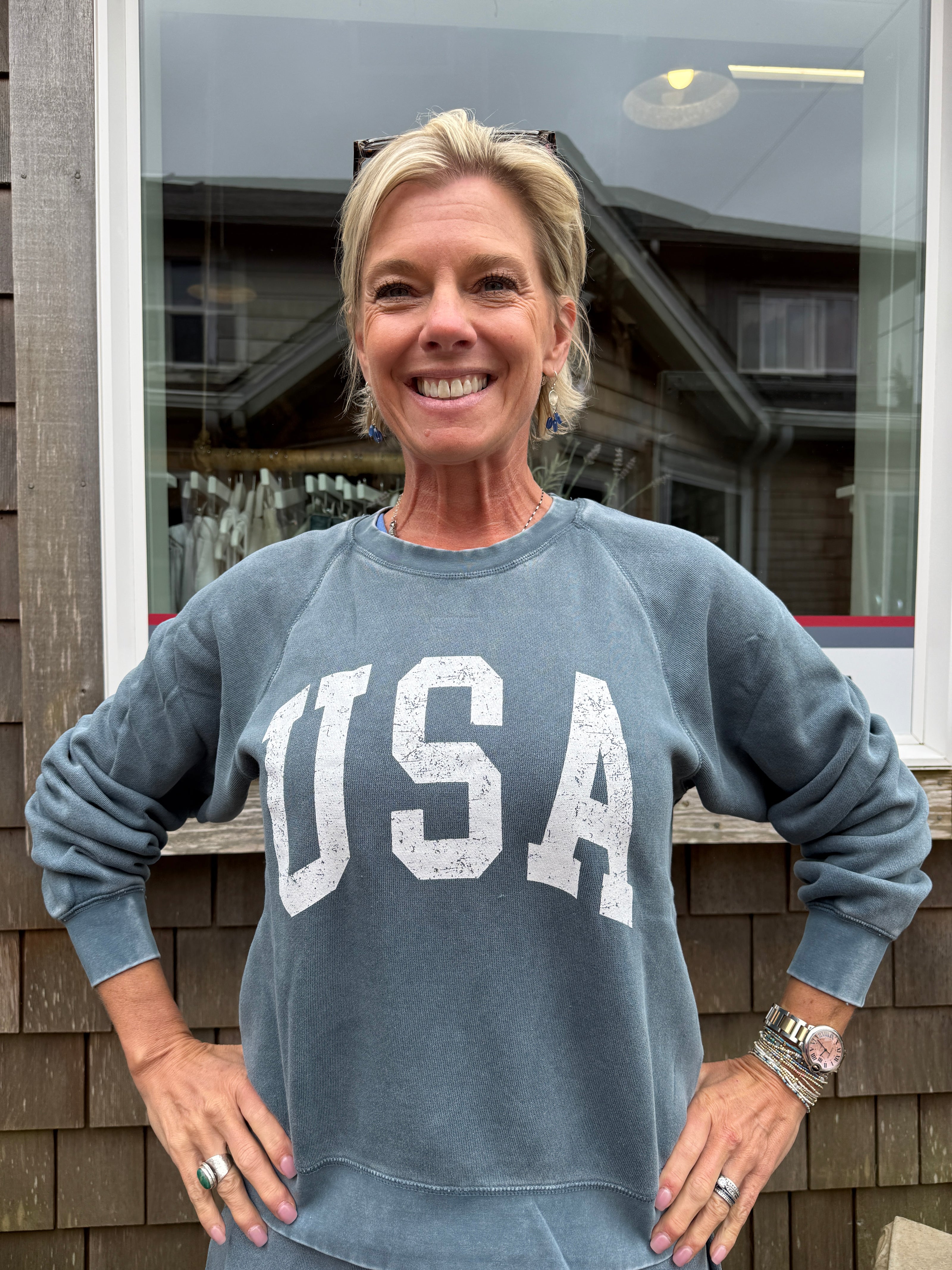 Jordan Long Sleeve navy usa