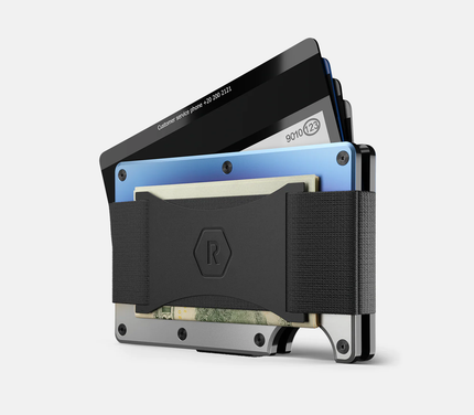 Ridge Wallet - Burnt Titanium - Cash Strap