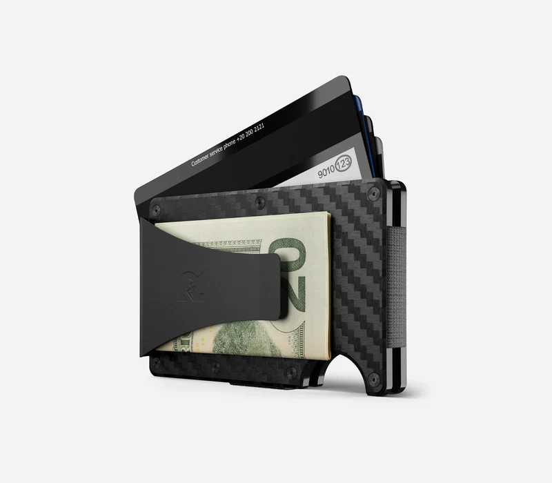 Ridge Wallet | Carbon Fiber 3K - Money Clip