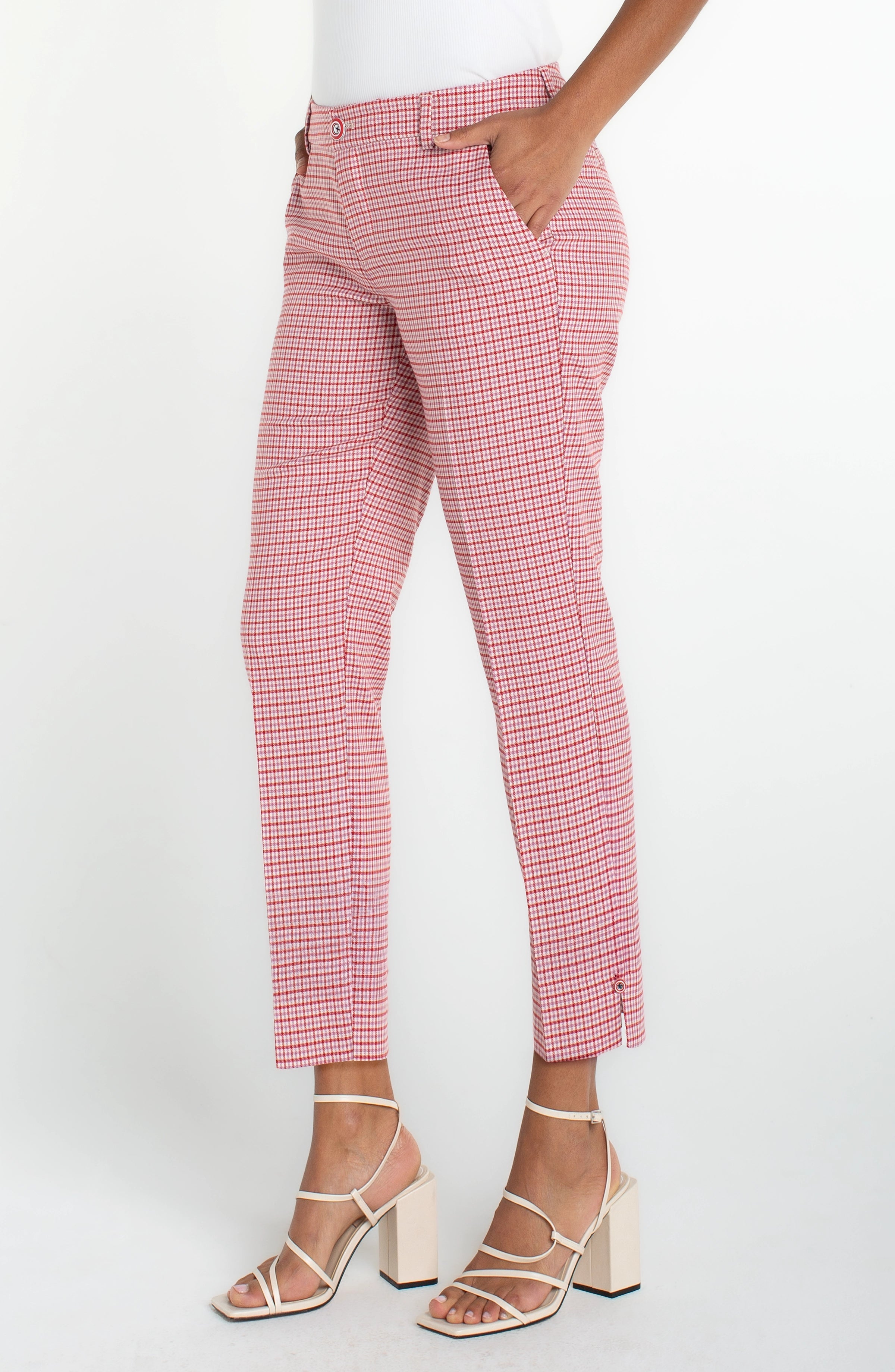 kelsey crop trouser w/ slit 26' ins