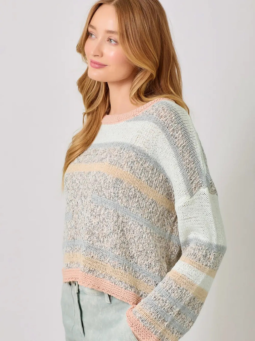 Multi Color Stripe Sweater