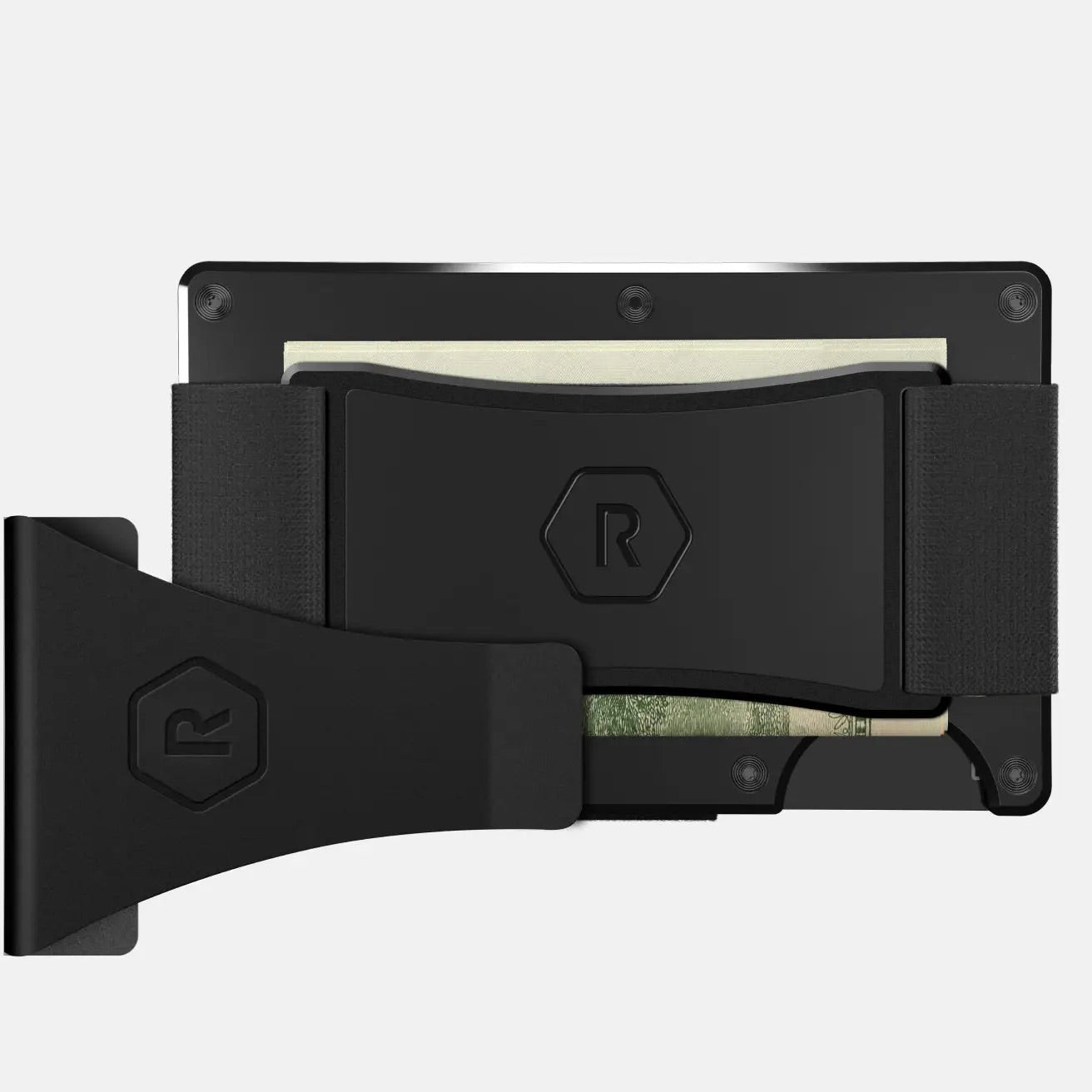 Ridge Wallet | Royal Black-Cash Strap