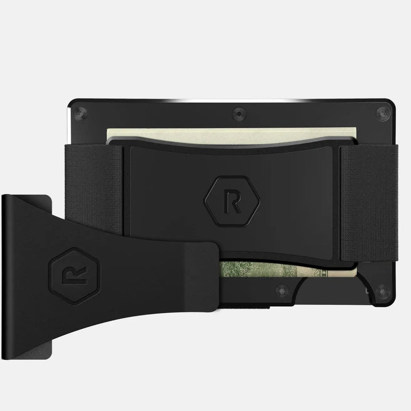 Ridge Wallet | Royal Black-Cash Strap