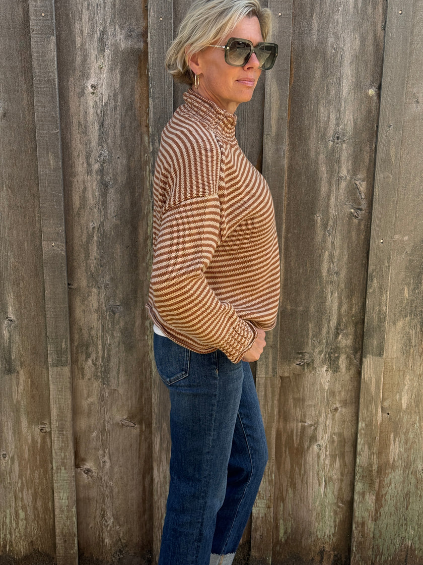 Lucretia Long Sleeve Funnel Neck P