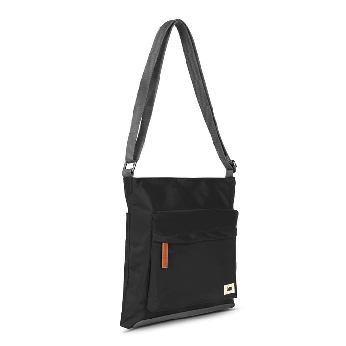 Ori London Kennington B Recycled Medium (Nylon) | black front side