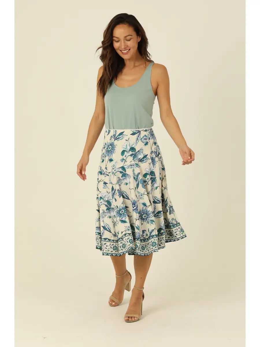 Elastic Waist Skirt