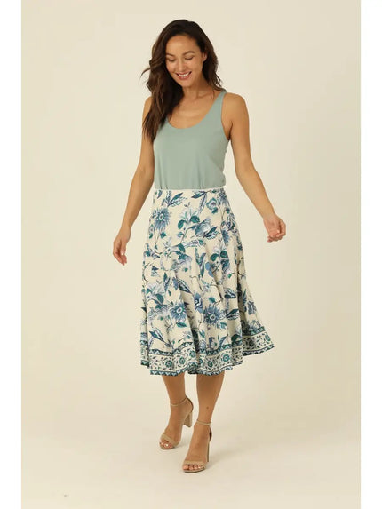 Elastic Waist Skirt