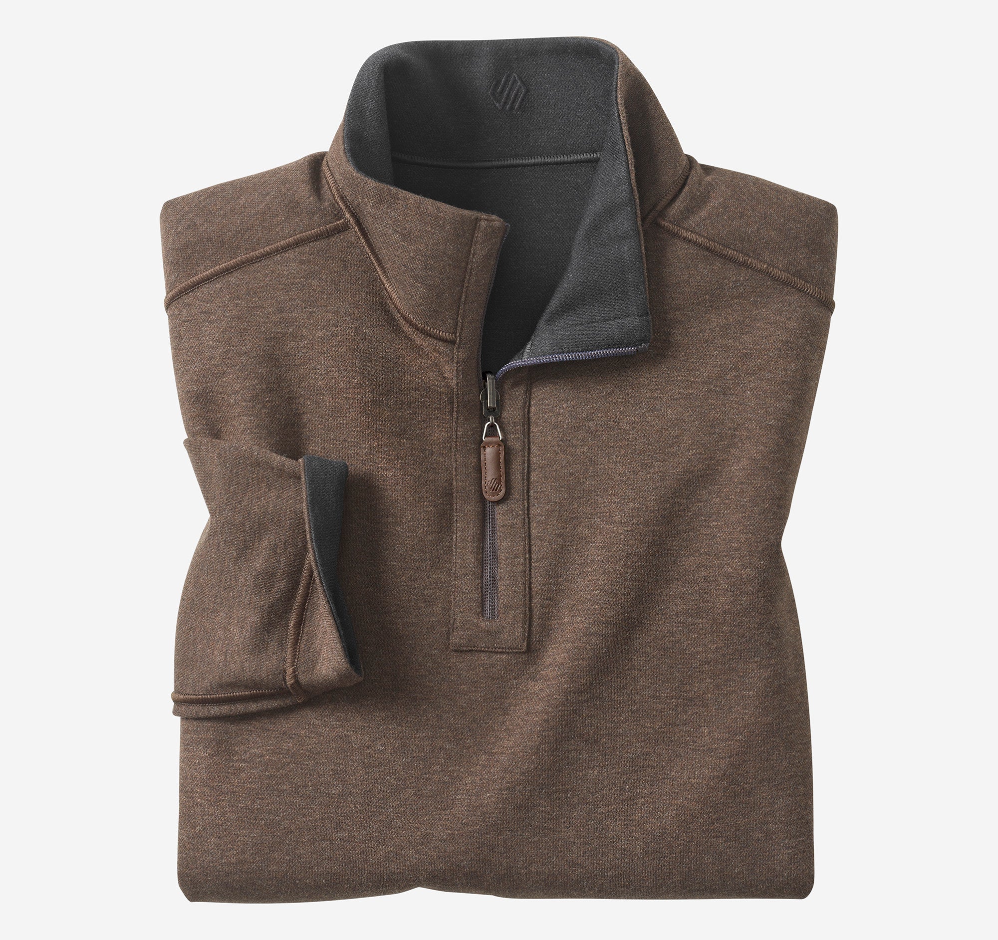 ICON REVERSIBLE QUARTER-ZIP gray