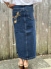 SVETLANKA LONG DENIM SKIRT X Lillies