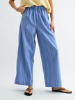 Marisa Pinstriped Wide Leg Pant, lt blue-front