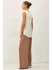 Charlie 3/4 Matte Shirt natural side/back