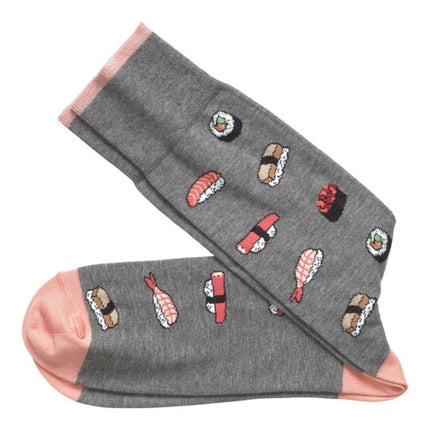 Gray Sushi Johnston & Murphy Novelty Socks