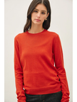Wool Blended Crochet Point Sweater