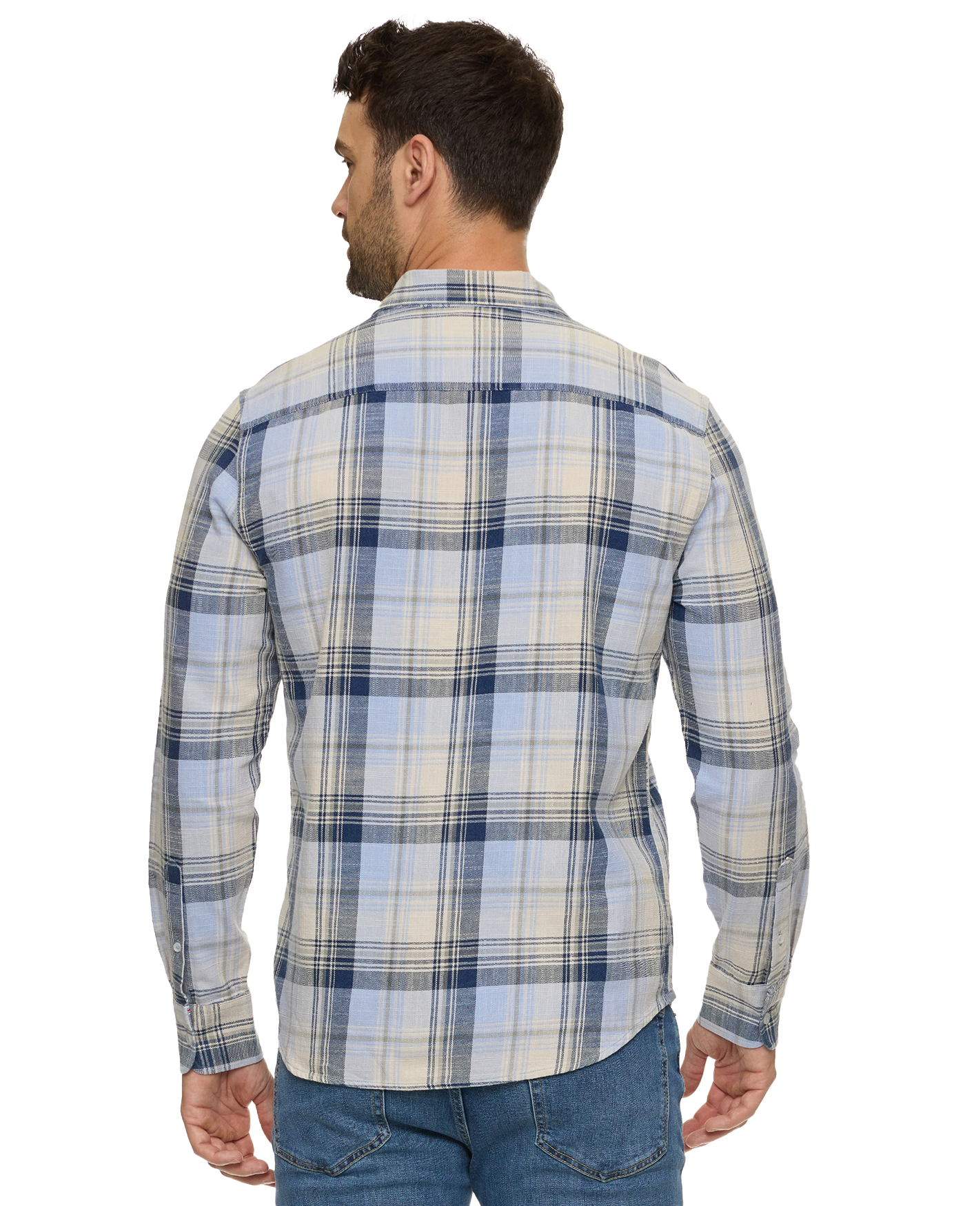 Roswell LS Vintage Wash Shirt back