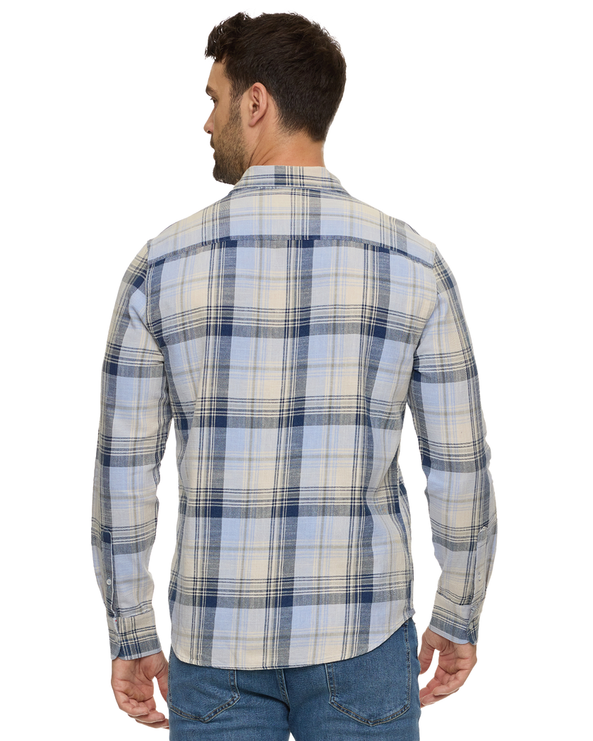 Roswell LS Vintage Wash Shirt back