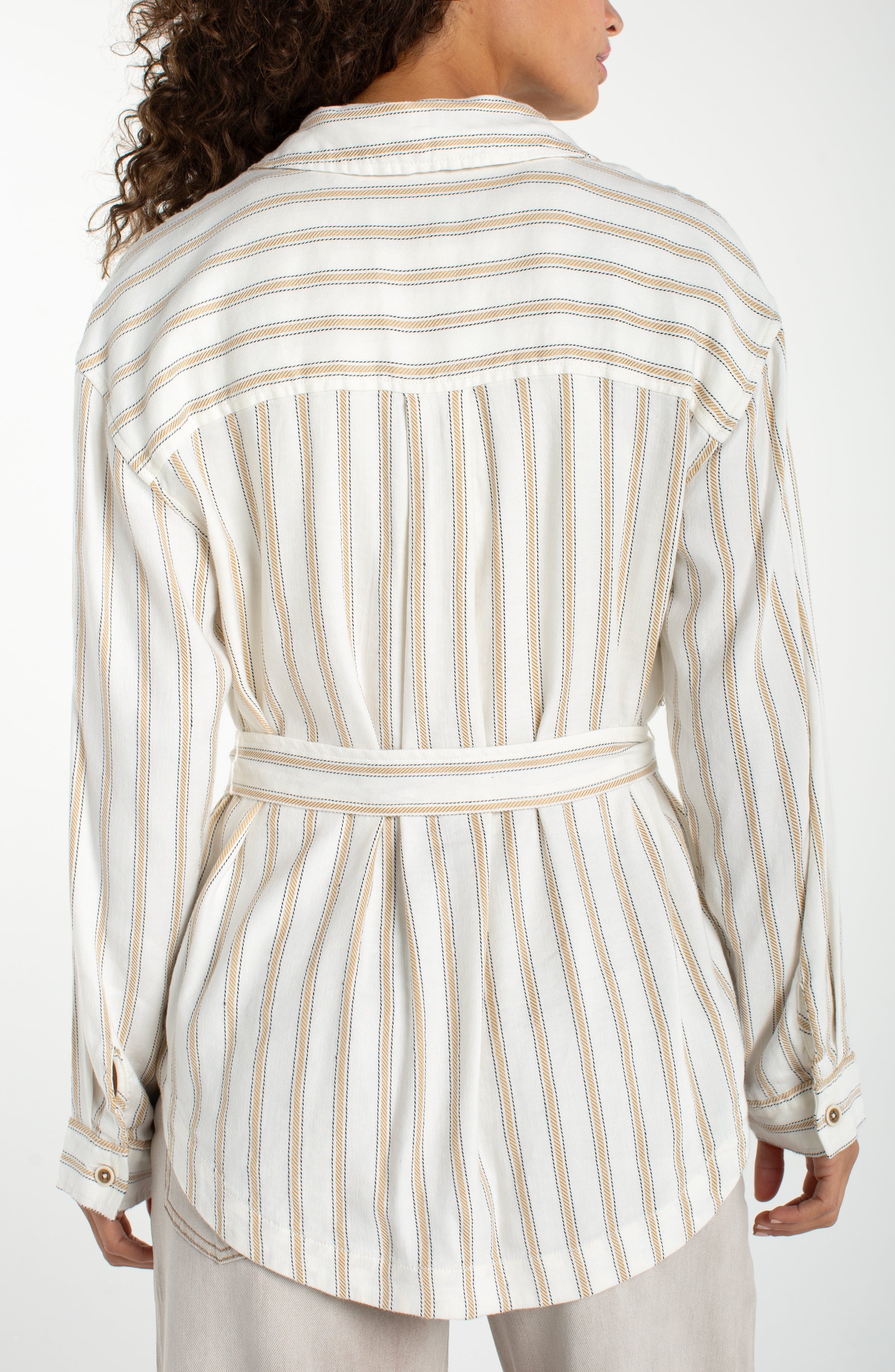 belted shacket