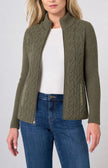 Olives Quilted Sweater Jacket